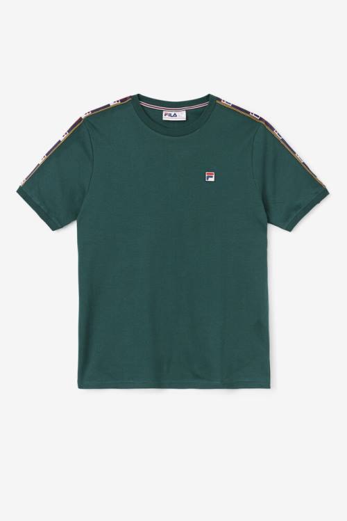 Camiseta Fila Oliver Tee Hombre Verde Oliva | Fila485NI