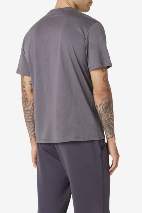 Camiseta Fila Pepacton Tee Hombre Gris | Fila840RN