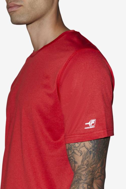 Camiseta Fila Pickleball Scallop Hem Crew Hombre Rojas | Fila764IW