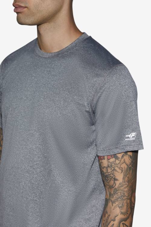 Camiseta Fila Pickleball Scallop Hem Crew Hombre Gris | Fila930GI