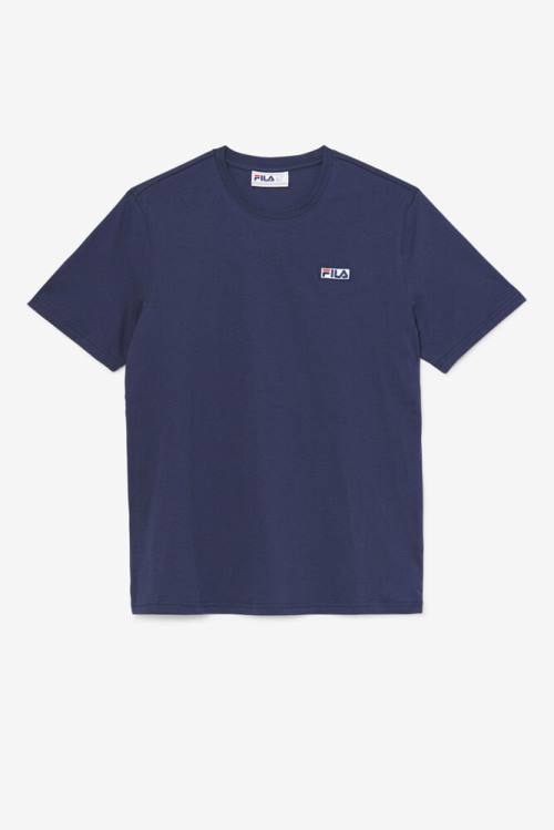 Camiseta Fila Skylar Tee Hombre Azul Marino | Fila276IM