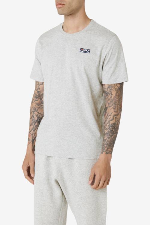 Camiseta Fila Skylar Tee Hombre Gris | Fila065YM