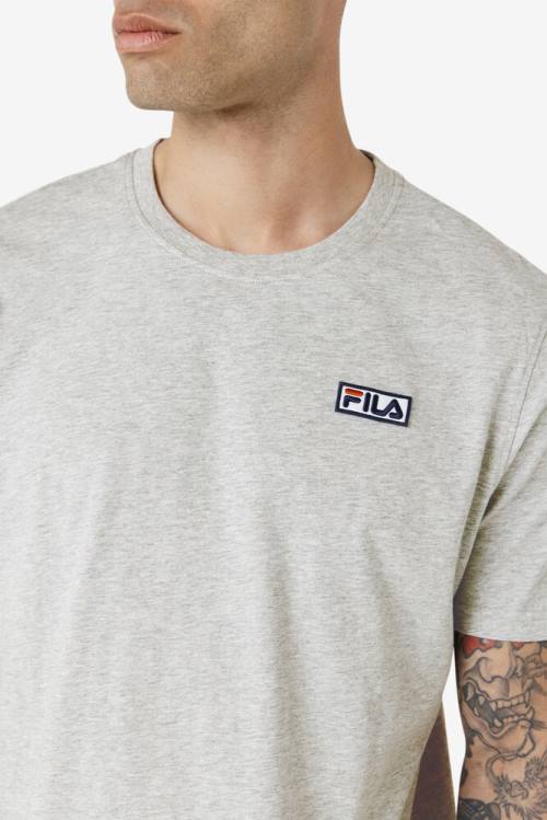 Camiseta Fila Skylar Tee Hombre Gris | Fila065YM