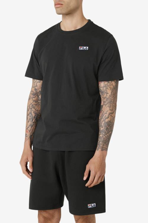 Camiseta Fila Skylar Tee Hombre Negras | Fila047AC