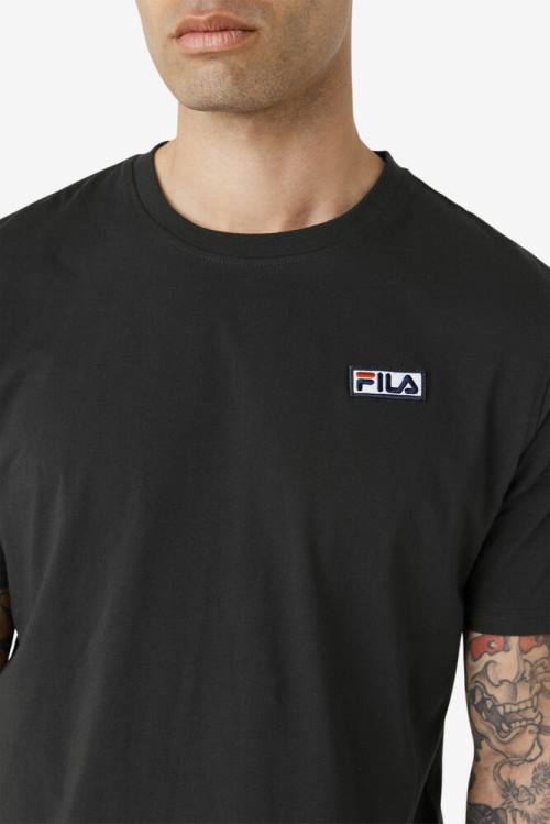 Camiseta Fila Skylar Tee Hombre Negras | Fila047AC