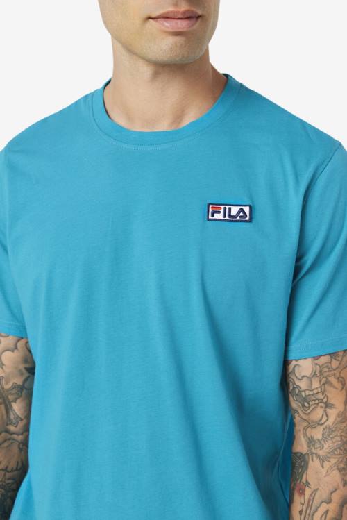 Camiseta Fila Skylar Tee Hombre Turquesa | Fila957DY