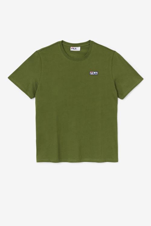 Camiseta Fila Skylar Tee Hombre Verde Oliva | Fila519FY