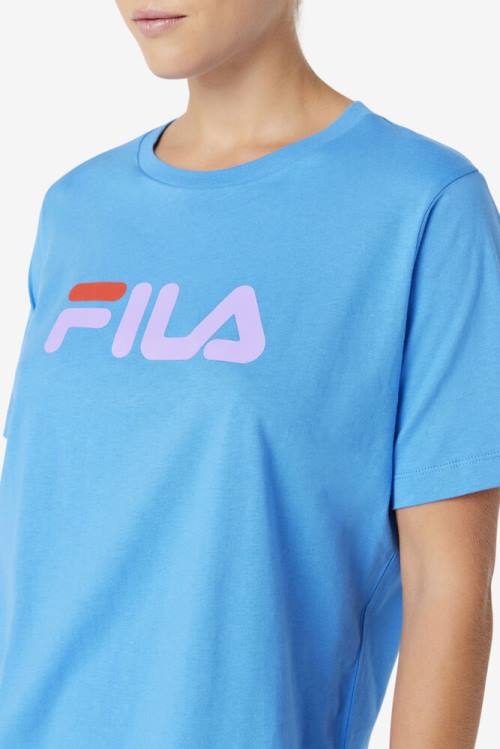 Camiseta Fila Thea Tee Mujer Azules | Fila705JZ