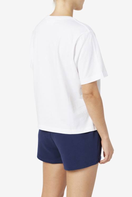 Camiseta Fila Thea Tee Mujer Blancas | Fila065EW