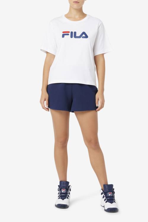 Camiseta Fila Thea Tee Mujer Blancas | Fila065EW