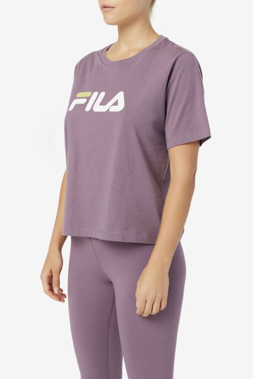 Camiseta Fila Thea Tee Mujer Moradas | Fila216BU