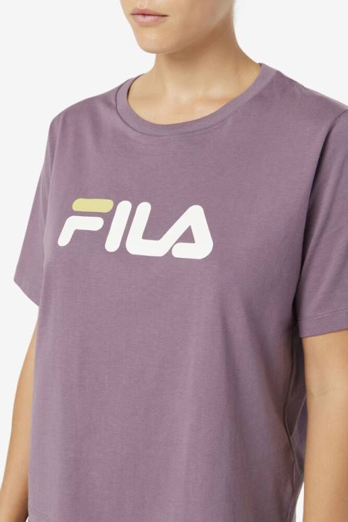 Camiseta Fila Thea Tee Mujer Moradas | Fila216BU