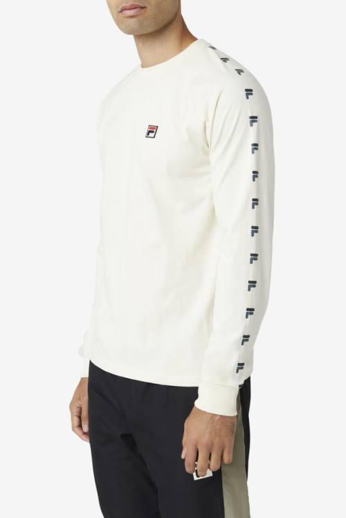 Camiseta Fila Zubby Long Sleeve Tee Hombre Negras | Fila083PX