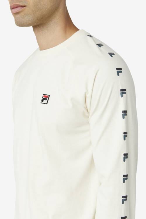 Camiseta Fila Zubby Long Sleeve Tee Hombre Negras | Fila083PX