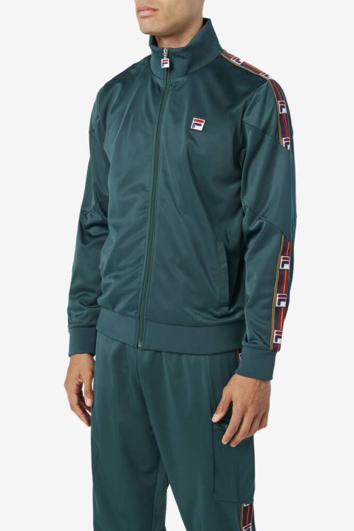 Chaquetas Fila Carson Pista Hombre Verde Oliva | Fila046OL