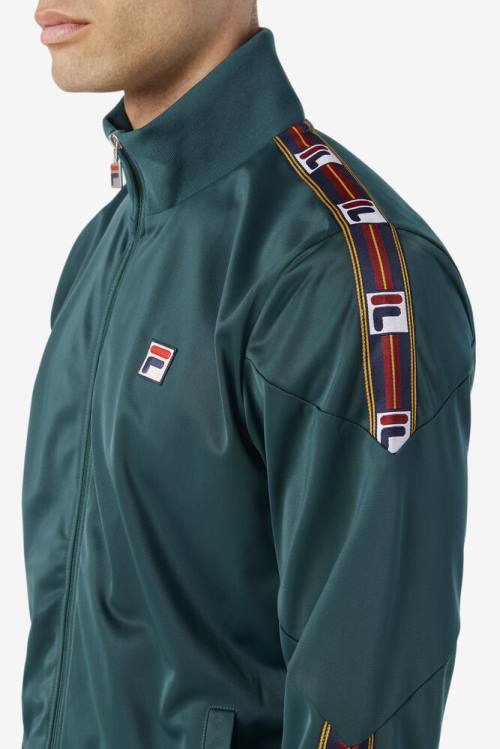 Chaquetas Fila Carson Pista Hombre Verde Oliva | Fila046OL