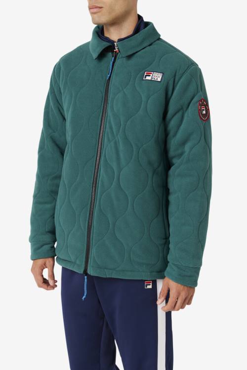 Chaquetas Fila Crank Reversible Hombre Negras | Fila173NO