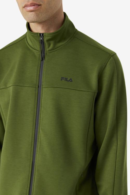 Chaquetas Fila Gonal Zip Hombre Negras | Fila583XA