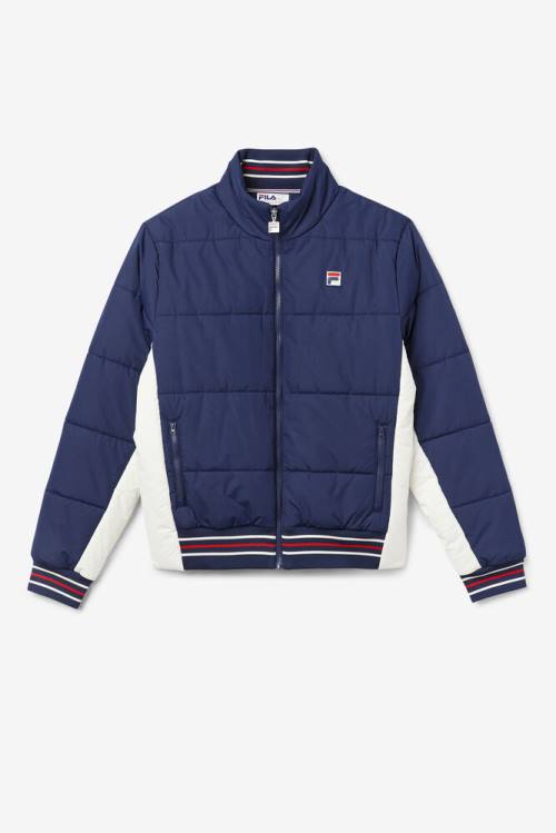 Chaquetas Fila Watson Puffer Hombre Azul Marino | Fila417UF