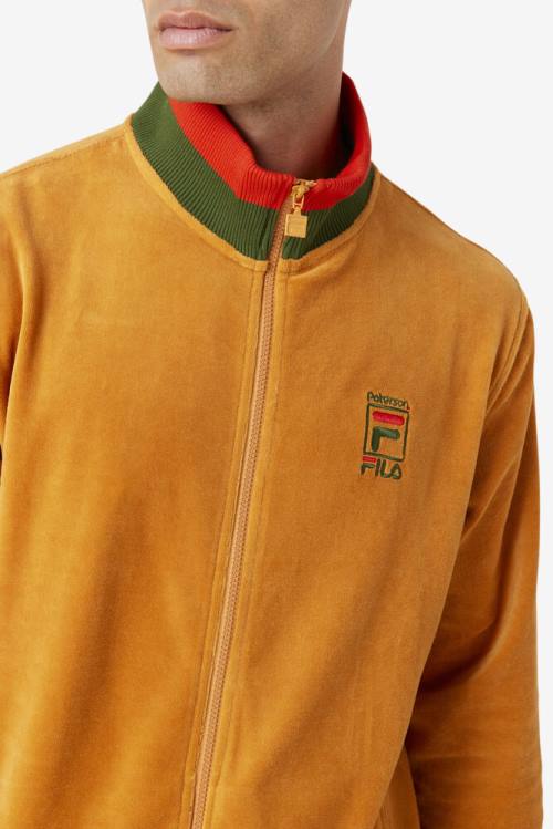 Chaquetas Fila X Paterson Velour Hombre Naranjas | Fila670DU