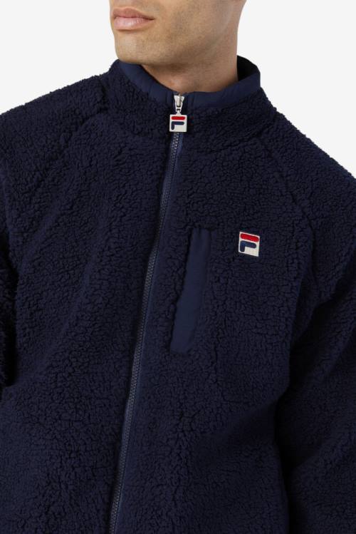 Chaquetas Fila Yuri Hombre Azul Marino | Fila814NX