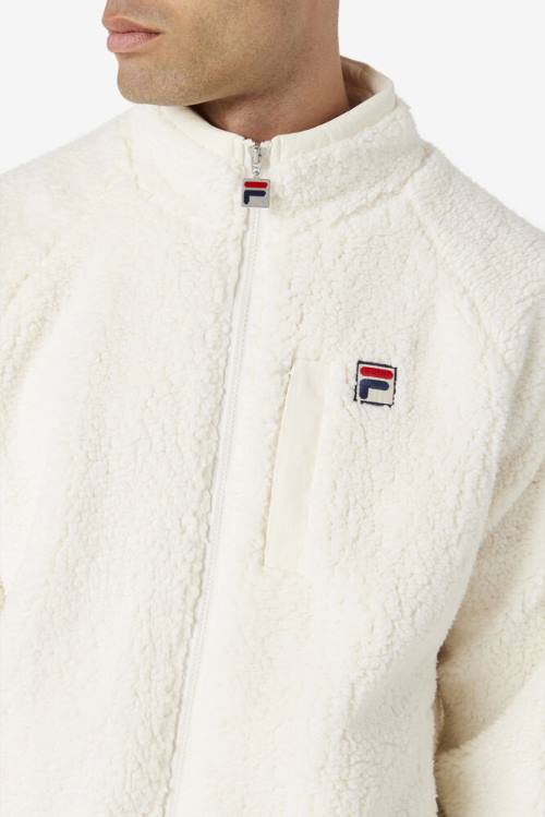 Chaquetas Fila Yuri Hombre Blancas | Fila798UO