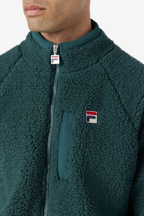 Chaquetas Fila Yuri Hombre Verde Oliva | Fila870DO