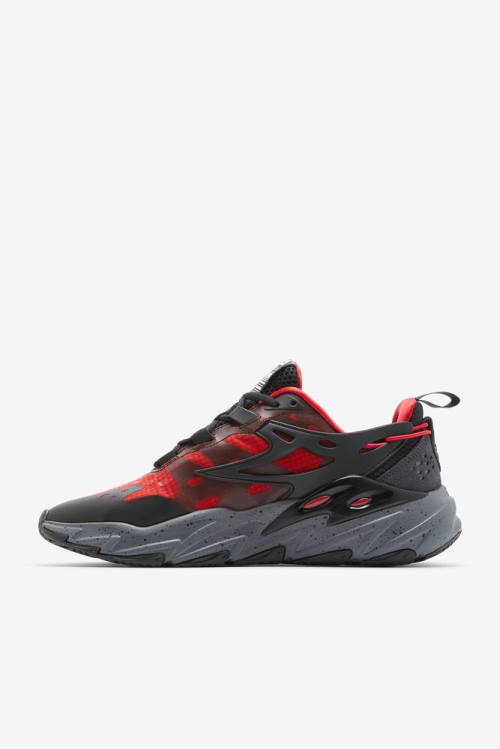 Evo Zapatillas Fila Ray Tracer Hombre Rojas Negras | Fila820HK