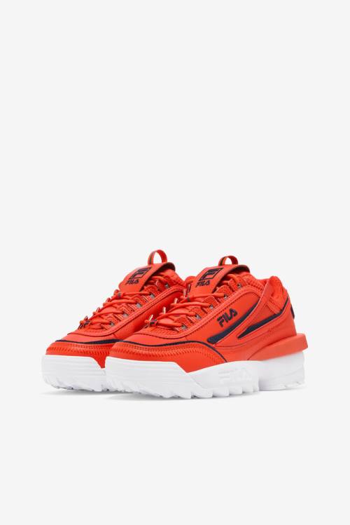 Exp Zapatillas Fila Disruptor 2 Mujer Naranjas Azul Marino Blancas | Fila641JM