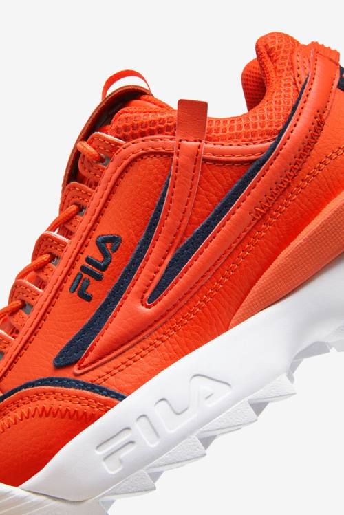 Exp Zapatillas Fila Disruptor 2 Mujer Naranjas Azul Marino Blancas | Fila641JM