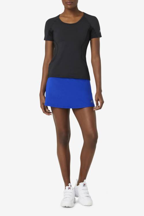 Falda Fila Pickleball Flounce Skort Mujer Azules | Fila062NK