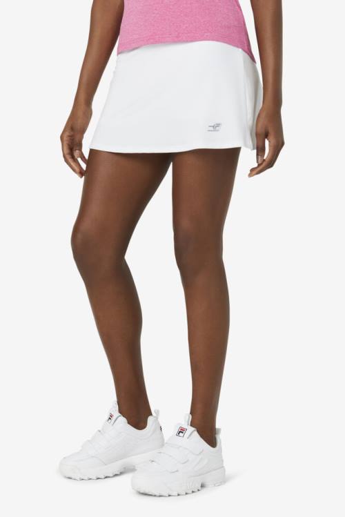 Falda Fila Pickleball Flounce Skort Mujer Blancas | Fila461OA