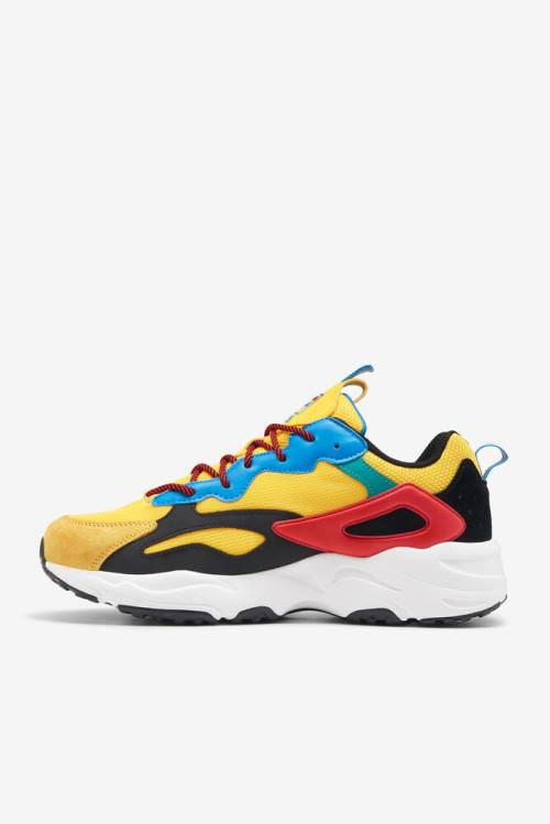 Festival Zapatillas Fila Ray Tracer Hombre Amarillo Negras Azules | Fila203UL