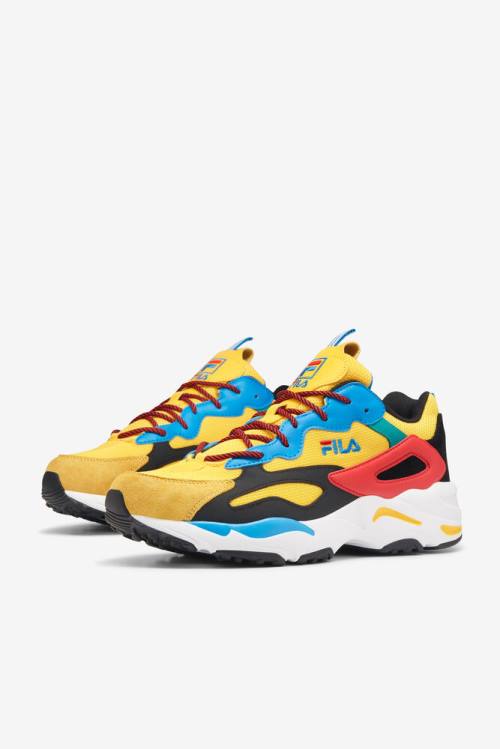 Festival Zapatillas Fila Ray Tracer Hombre Amarillo Negras Azules | Fila203UL