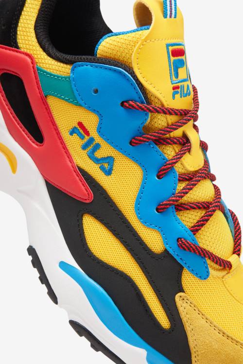 Festival Zapatillas Fila Ray Tracer Hombre Amarillo Negras Azules | Fila203UL