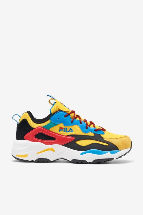 Festival Zapatillas Fila Ray Tracer Hombre Amarillo Negras Azules | Fila203UL