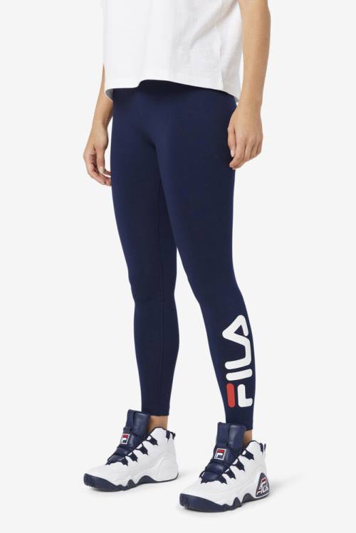 Leggins Fila Elora Mujer Azul Marino | Fila492MD