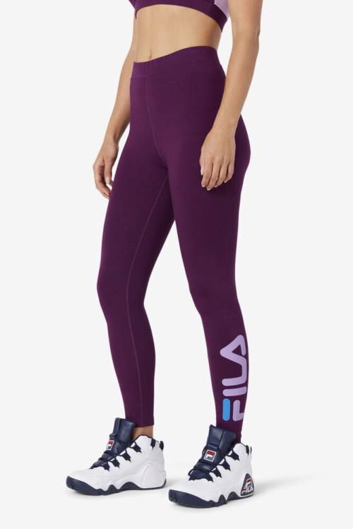 Leggins Fila Elora Mujer Burdeos | Fila409IR