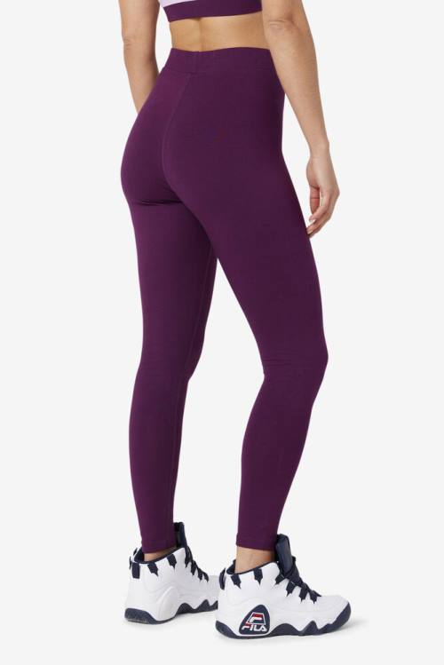 Leggins Fila Elora Mujer Burdeos | Fila409IR