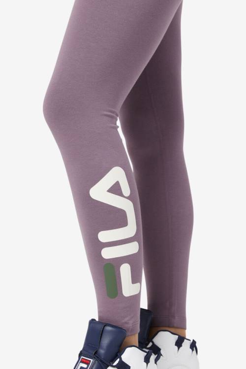 Leggins Fila Elora Mujer Moradas | Fila482QE