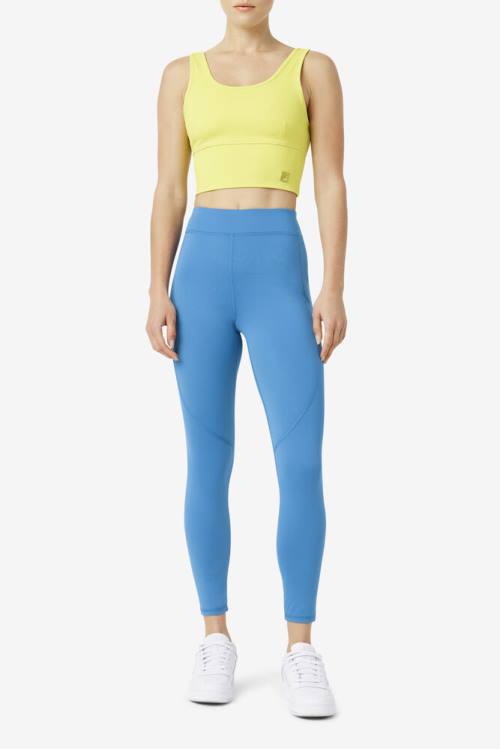 Leggins Fila Emerie Mujer Azules Oscuro | Fila947UY