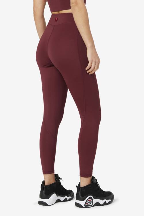 Leggins Fila Emerie Mujer Marrones | Fila257LT