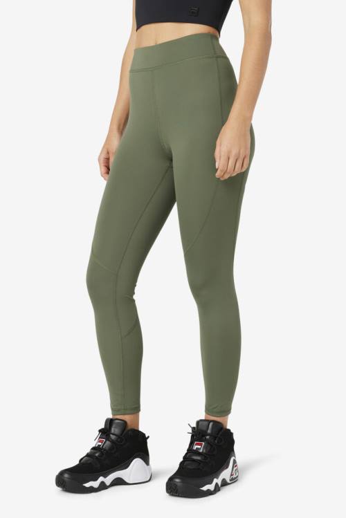 Leggins Fila Emerie Mujer Verde Oliva | Fila506HY