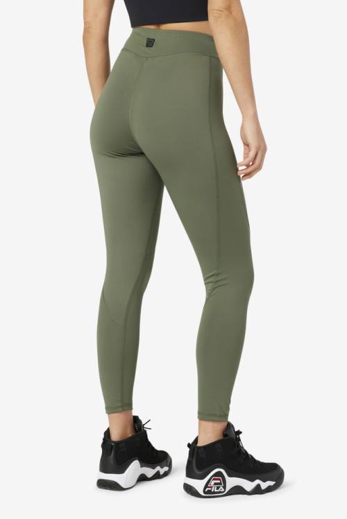 Leggins Fila Emerie Mujer Verde Oliva | Fila506HY