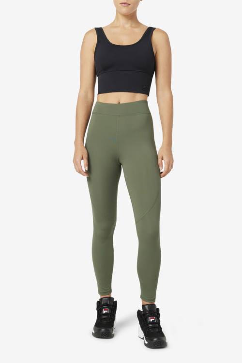 Leggins Fila Emerie Mujer Verde Oliva | Fila506HY