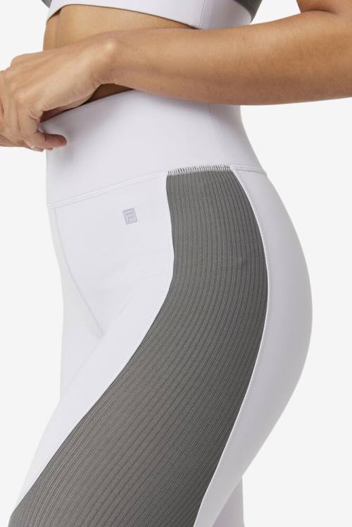 Leggins Fila Forza Textured Long Mujer Lavanda Azules | Fila563FH