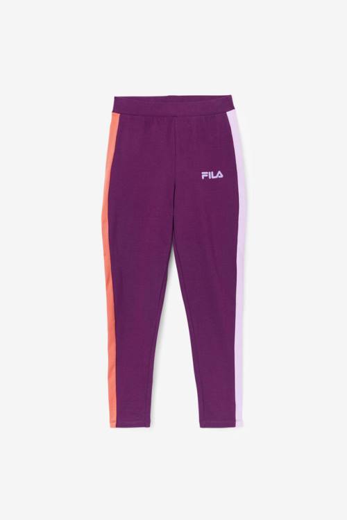 Leggins Fila Mercy Mujer Burdeos | Fila703IT