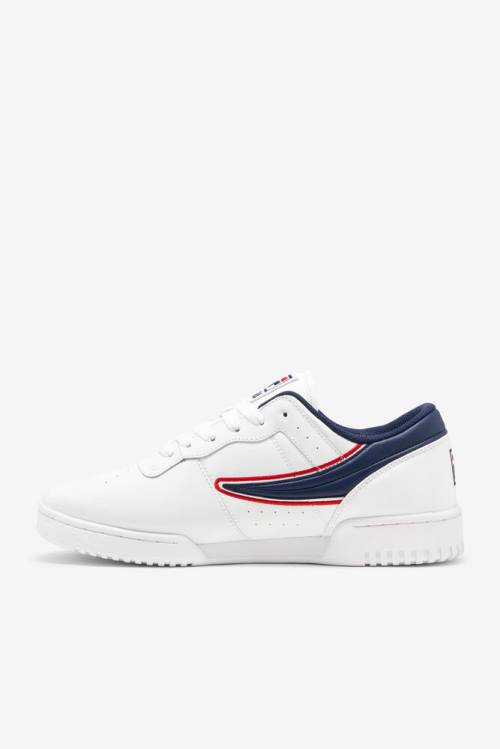 Offset Zapatillas Fila Original Fitness Hombre Blancas Azul Marino Rojas | Fila309EA