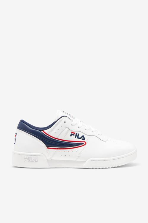 Offset Zapatillas Fila Original Fitness Hombre Blancas Azul Marino Rojas | Fila309EA