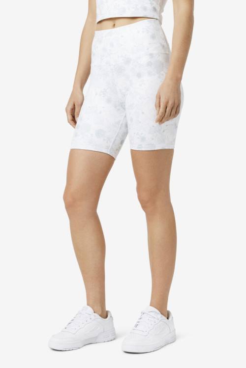 Pantalones Cortos Fila Amirra Reversible Bike Mujer Blancas | Fila816NK